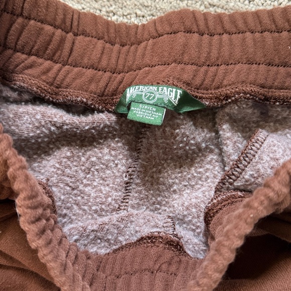 AEO Brown Boyfriend Joggers - Picture 4 of 7